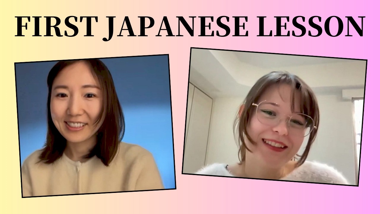 Teaching Japanese to a Complete Beginner | First Lesson