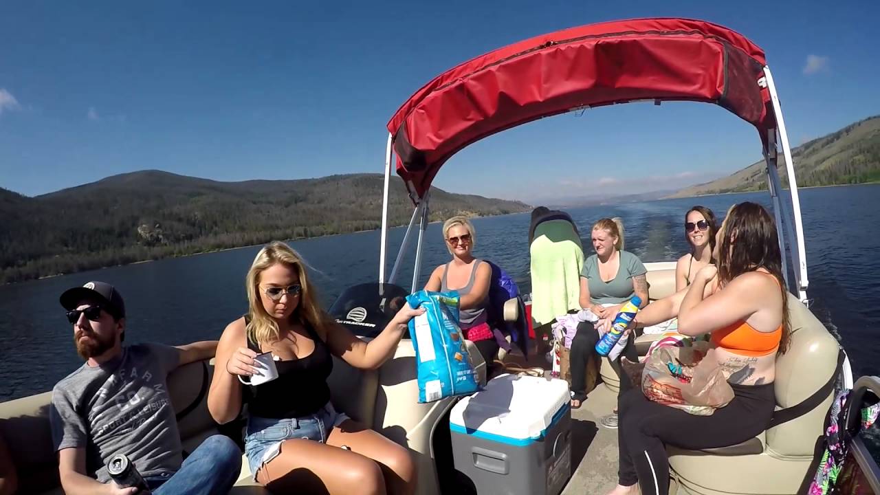 Pontoon Cruise on Lake Granby, CO - YouTube