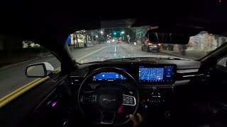 2024 Ford Mustang GT Premium Night POV | Downtown Atlanta