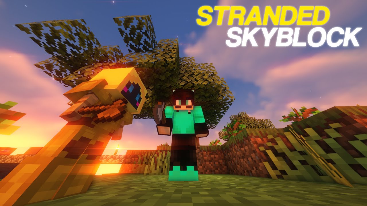 Punya teman baru di STRANDED SKYBLOCK #2 - YouTube
