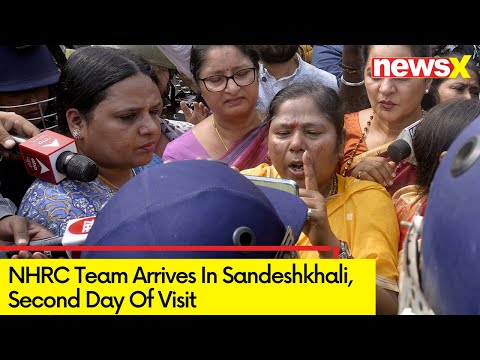 NHRC Team Reaches Sandeshkhali | Second Day of Visit | NewsX - NEWSXLIVE