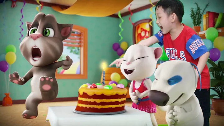 🎂 Super Birthday Cake! 🎂 Talking Tom Shorts Cartoon in Real Life (Episode 44)