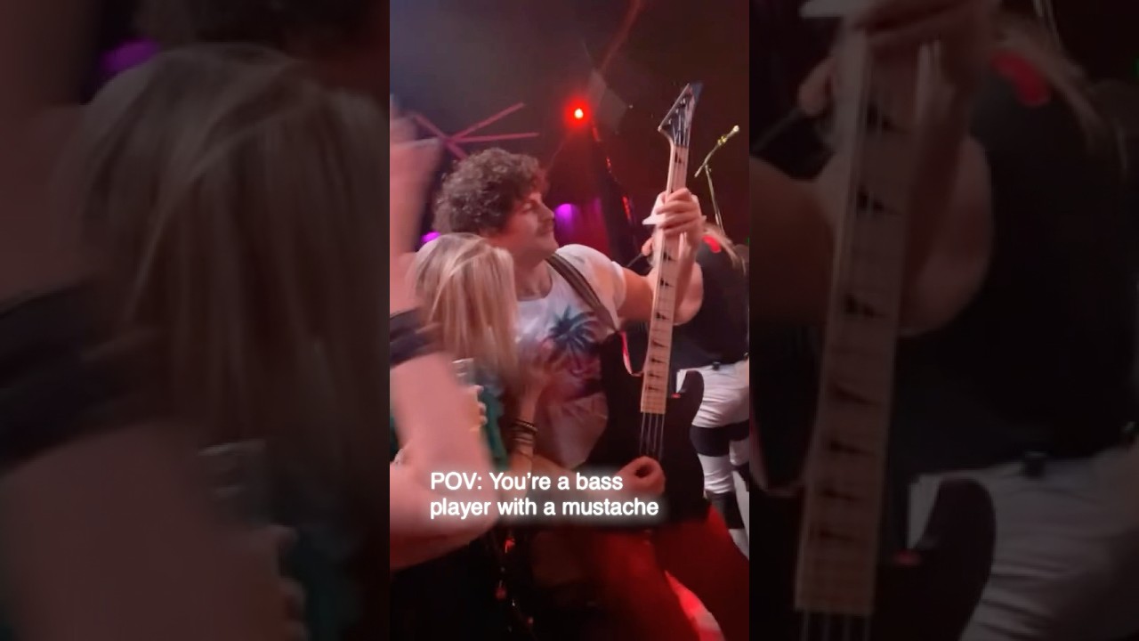 POV: You’re a bass player with a mustache 👨🏻