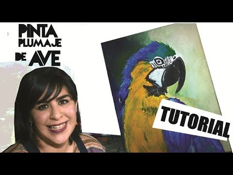 Como pintar una guacamaya con Oleo o Acrilico ! -Isabelle Art-
