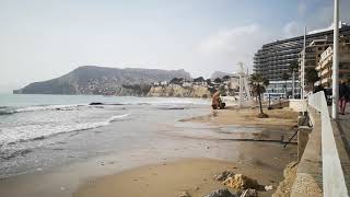 Calpe hoy tormenta Gloria
