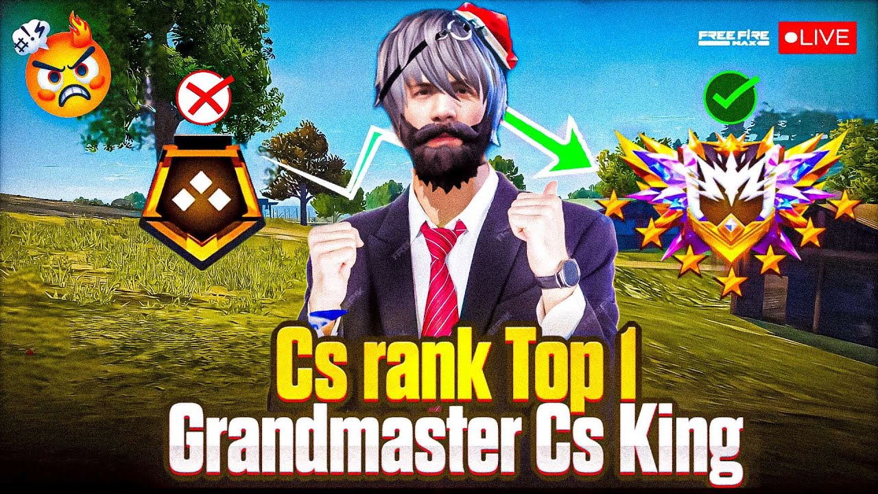 New Season Cs Rank 🤡 Push To Top 1 Grandmaster 😈 #nonstop_live # ...