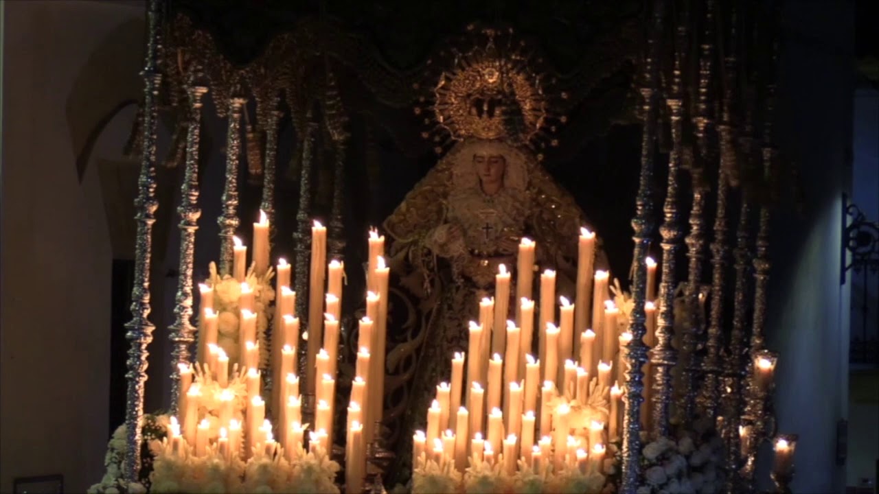 BM La Puebla | Salida Virgen de las Angustias | Hdad Vera+Cruz (Alcalá del Río) | Jueves Santo 2019