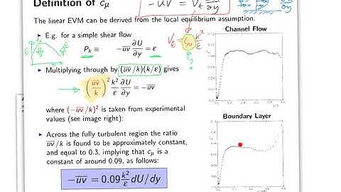 Advanced CFD course: calibrating eddy viscosity and Mixing Length model