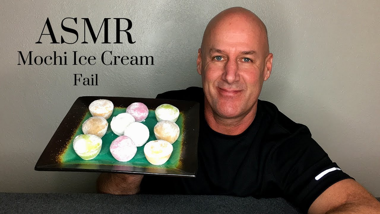 chewing gum silence ASMR: Mochi Ice Cream Fail~Whisper
