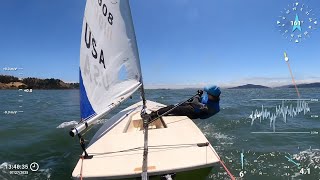 ILCA/Laser - Medium Wind Upwind with Bow Pitch Control Focus, 7/27/25