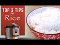 Top 3 Tips for Making Rice in Instant Pot.