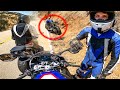 GSXR 600 Tries To Keep Up With BMW S1000RR... CRASH😲