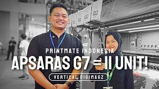 Indointertex | Ini Pelanggan PrintMate Yang Punya 11 Unit Mesin Apsaras G7!