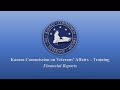 KCVA Training - Financial Reports