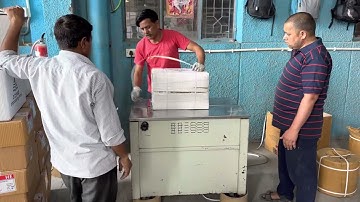 Semi automatic box strapping machine {SAIF PACK INDIA}