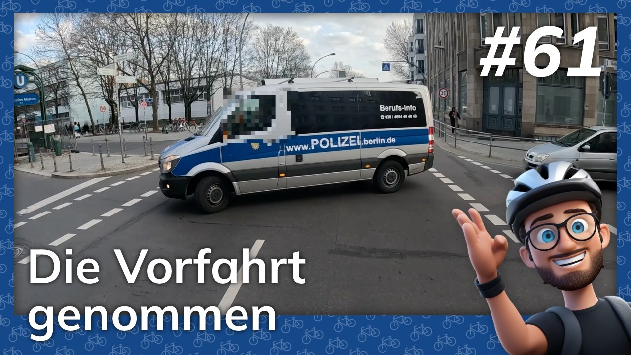 🚓 Gefährliche Überholmanöver, Blitzer und Rotlichtverstöße – Berlin Cycling Diary #61