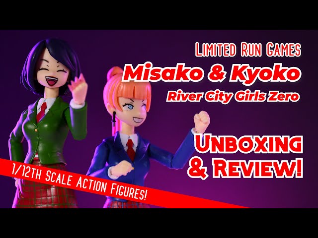 Misako and Kyoko River City Girls Zero Action Figure Unboxing and