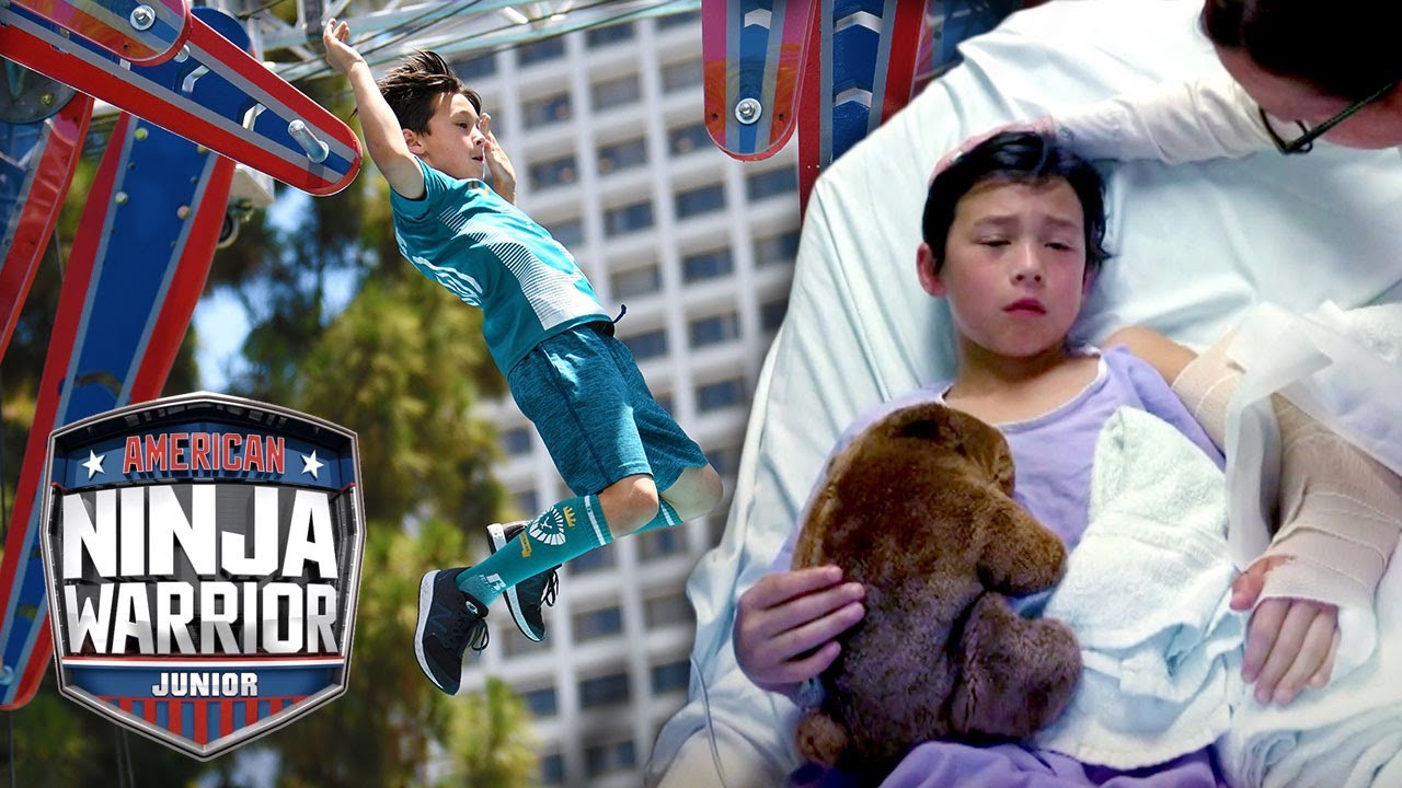Download Ninja SHATTERS His Elbow... Trains Hard to Come Back for Redemption! | American Ninja Warrior Junior