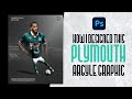 How I Designed This Plymouth Argyle Sports Graphic In Adobe Photoshop!