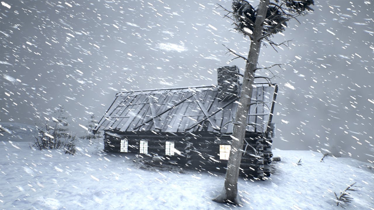 Intense Blizzard & Howling Wind Sounds 2025 | Winter Snow Ambience ...