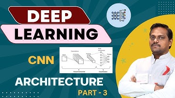 Deep Learning | Video 3 | Part 3 | CNN Architecture | Venkat Reddy AI Classes