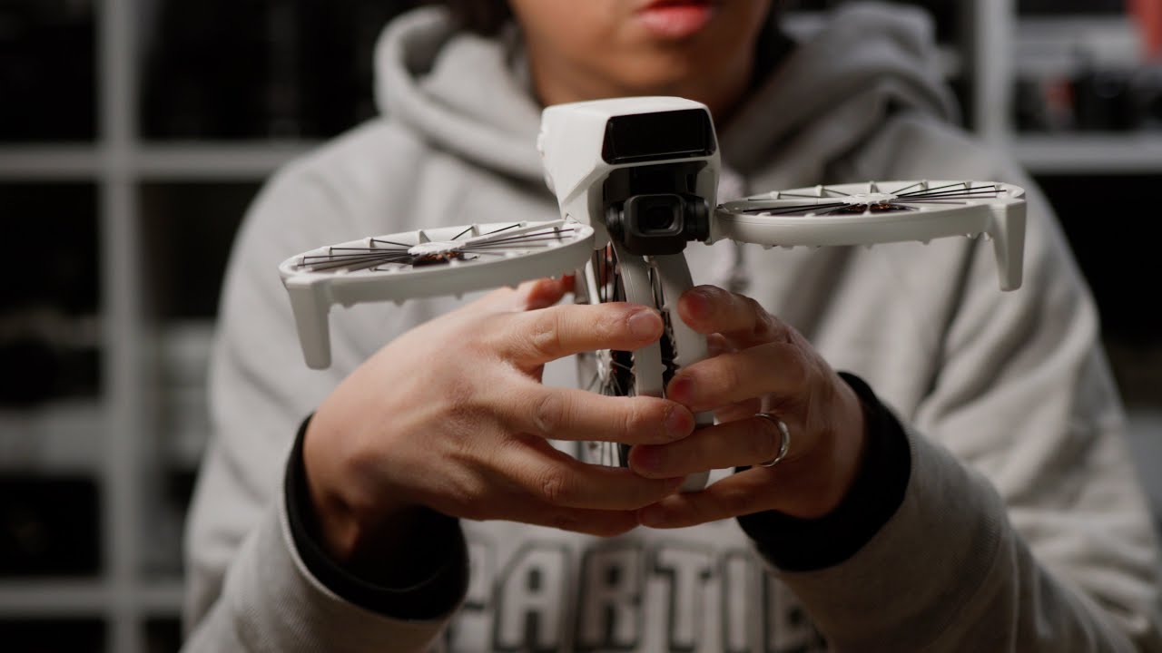 Video till DJI:s senaste drönare Flip kan vikas ihop