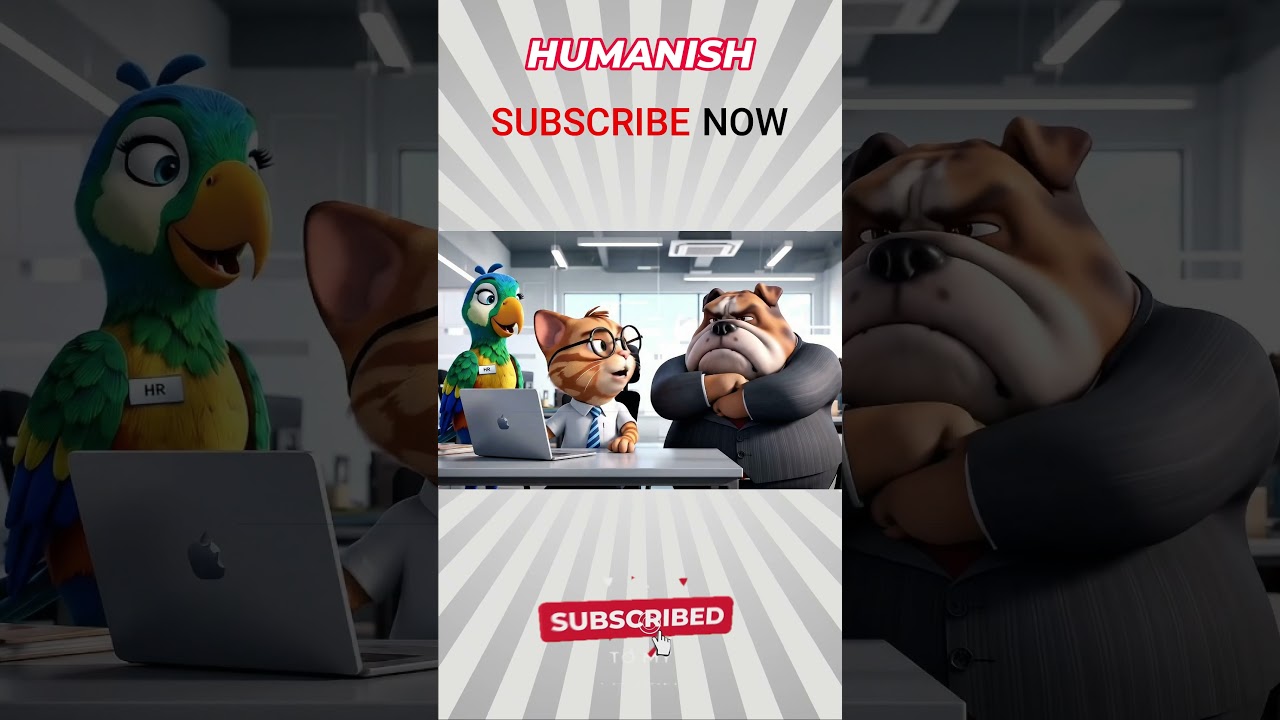 When a Cat Get an Office Job 🐱💼 | Funny Cartoon Animation Video | AI Funny Cat Video