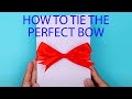 How to tie the perfect bow! Simple way to tie a bow that looks super professional!