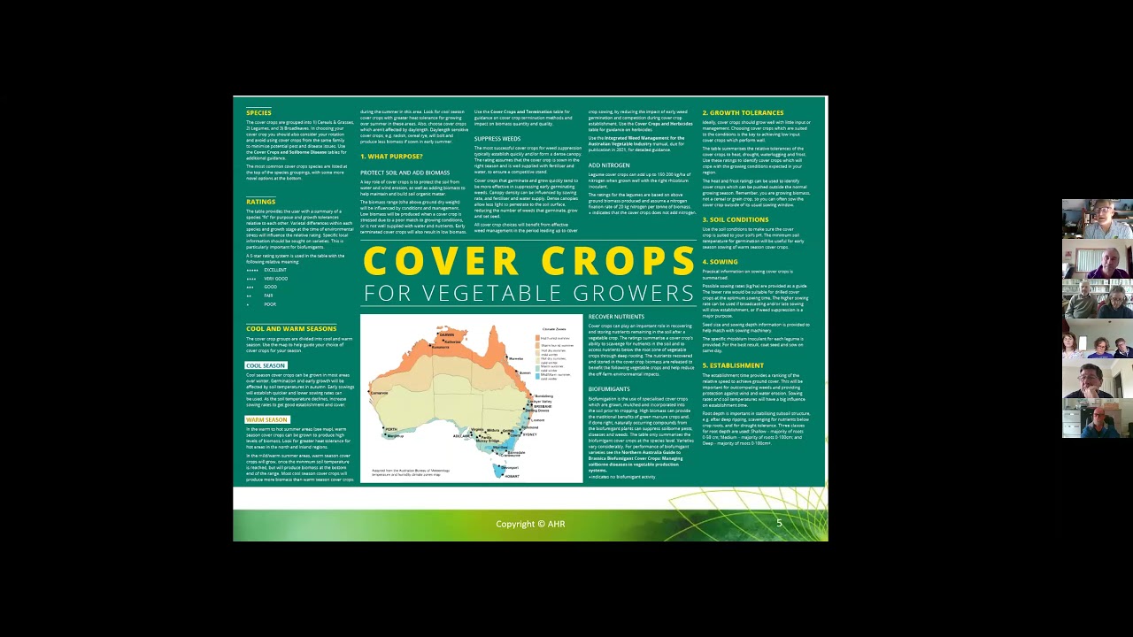Koo Wee Rup Grower Group Cover crops and strip tillage in organic