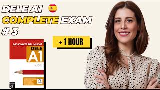 πͺπΈ DELE A1 MOCK EXAM #3 | Complete 1-Hour Practice Test