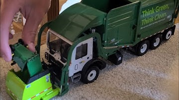 First Gear Curotto Can Garbage Truck and a Rear Loader