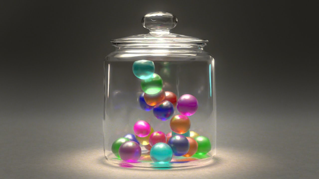 Jar Bubbles - Houdini Vellum Test + Karma XPU Render - YouTube