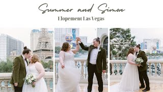 Summer \& Simon's Las Vegas Micro Wedding at the Bellagio