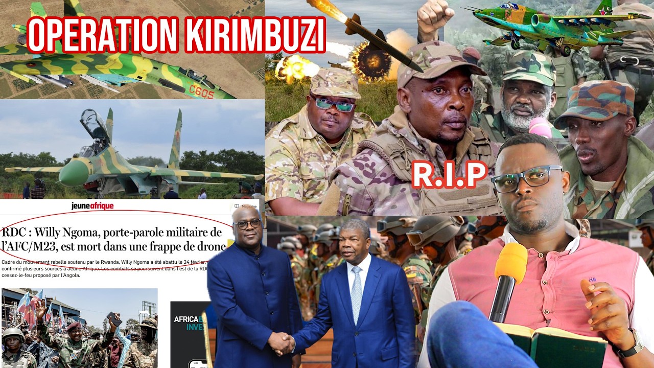 OPERATION KIRIMBUZI😱ANGOLA YIZANIYE INDEGE Z'INTAMBARA KABUHARIWE✍ABAFARANSA BARAHIYE KURANDURA MA23