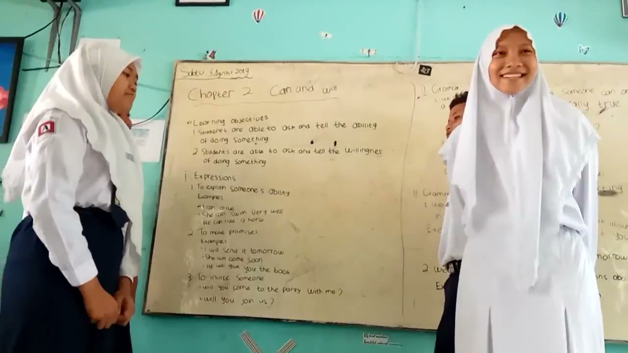 DIALOG ABOUT CAN AND WILL