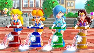 Mario Party Switch] 4K HD! A spectacular battle! Peach, Daisy
