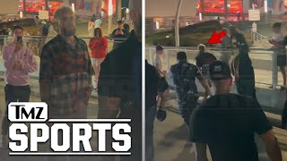 Floyd Mayweather Confronts Jake Paul Outside Heat Game, Incident On Video | TMZ Sports