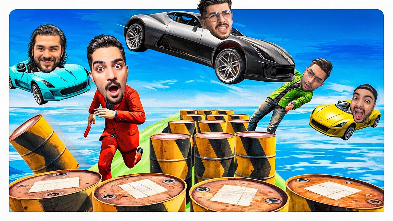 رکورد زدن حذف تیم مقابل | GTA Runners🤣