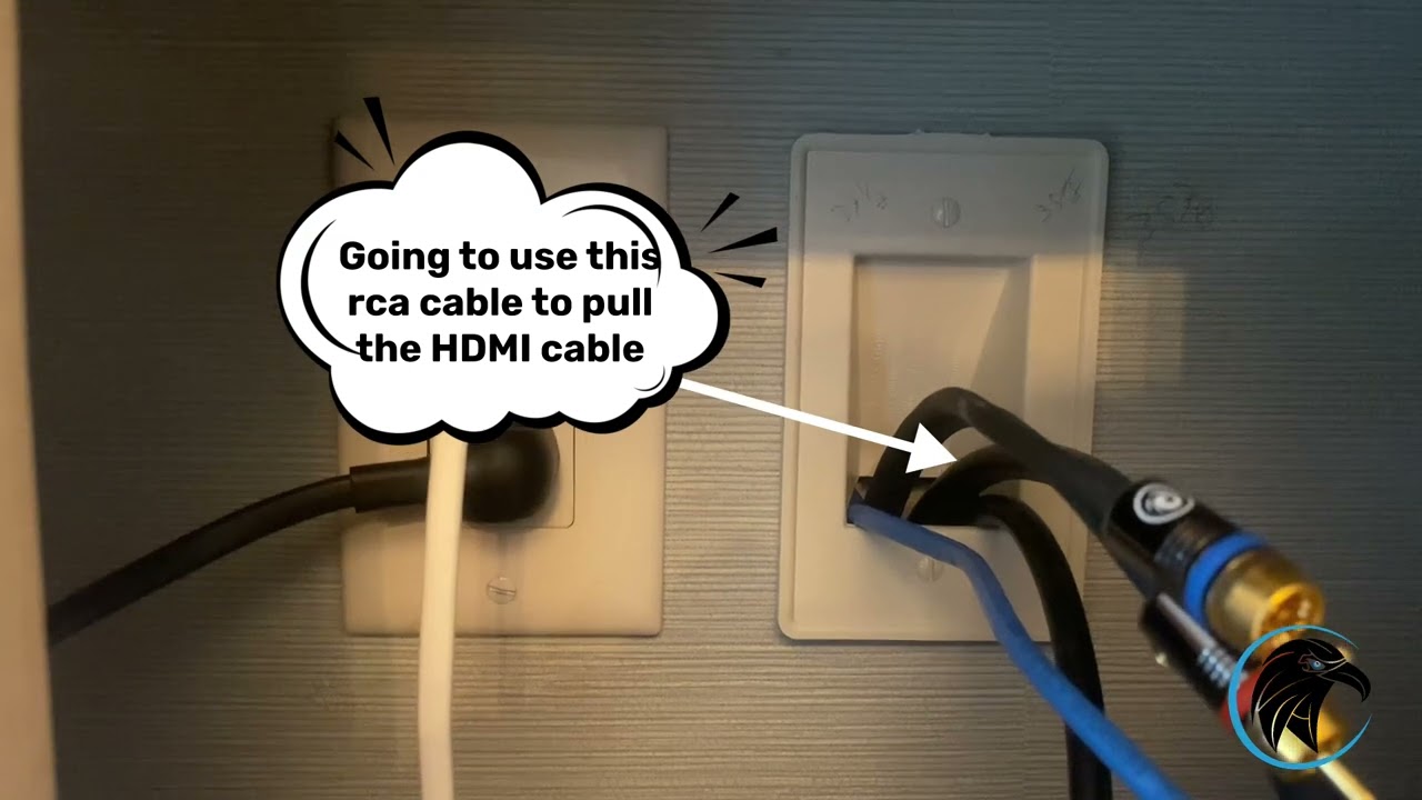 "How-To Home Tech: Wall Fishing HDMI CABLE for Apple TV Setup" 