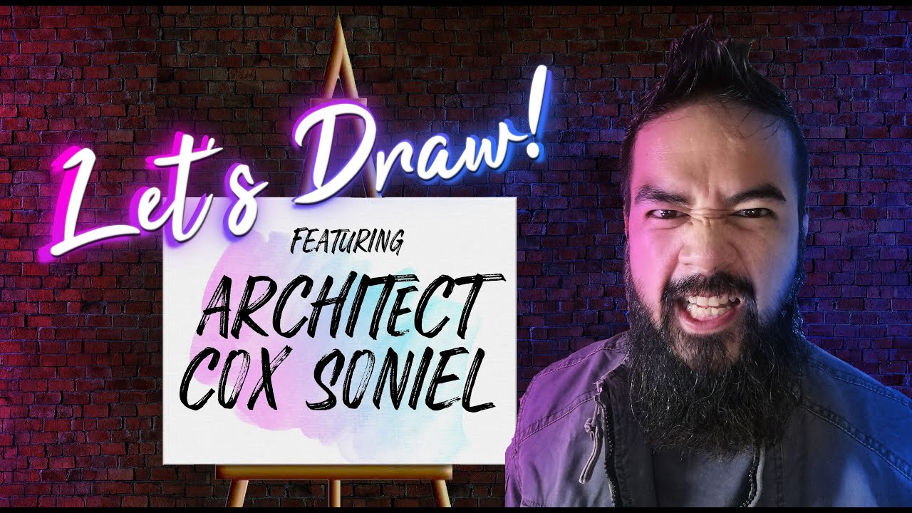 SKETCH WITH ARCHITECT COX SONIEL USING PEN AND INK | Let's Draw! - YouTube