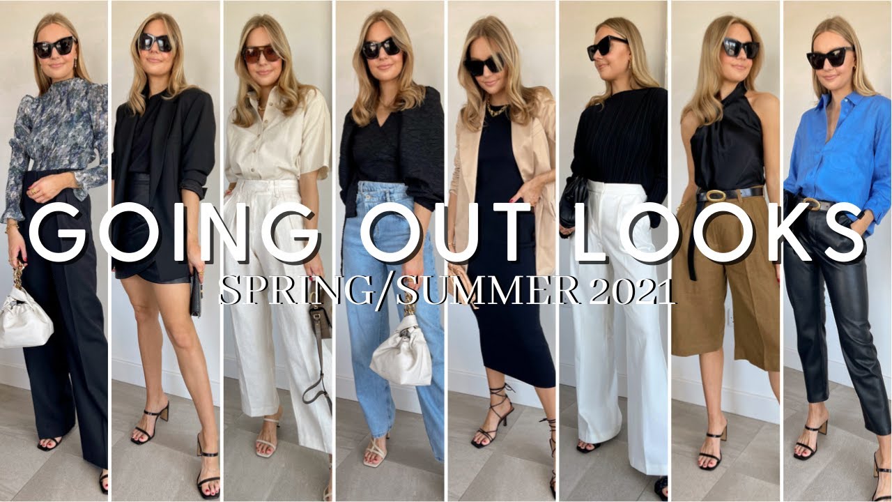 GOING OUT OUTFIT IDEAS - outdoor dining, pub gardens, evening looks, garden  parties - YouTube