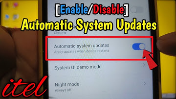 How to enable or disable automatic system updates on itel S15 | Developer Options