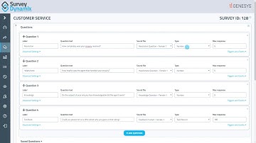 Survey Dynamix - Creating a new survey