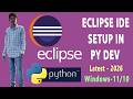 How to install Pydev in Eclipse IDE On Windows 11