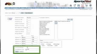 ISIS Scheduler - Creating a Schedule - Schedule Preferences