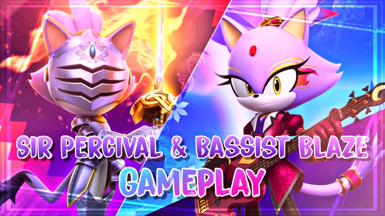 Sonic Forces Speed Battle 🔥⚔️ Sir Percival Vs Bassit Blaze ⚔️🔥 Gameplay 