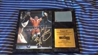 WWE/WWF Wrestlemania 18 - Triple H - Signed Plaque