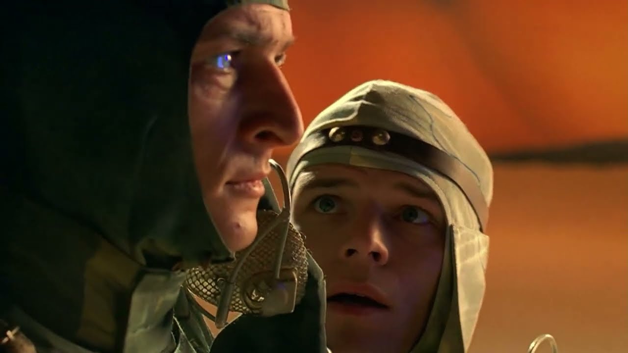 Frank Herbert's Dune (2000) - The Worm Attacks the Spice Harvester