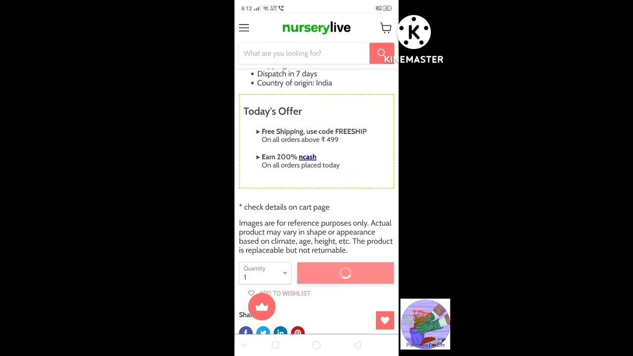 Nursery live free tree promo code