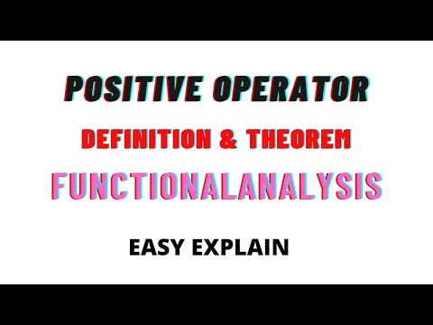 Positive Operator ||